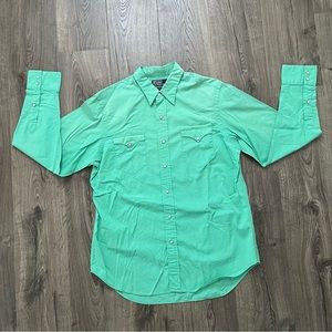 NWT Vintage Polo Ralph Lauren Western Classic Fit Button Down